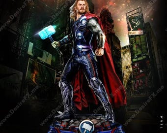 3D God of Thunder Figure