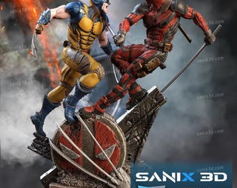 Figurka 3D DP Wolverine Diorama
