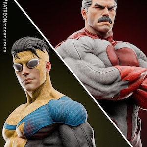 3D Inv*ncible Omn*man Diorama Figure
