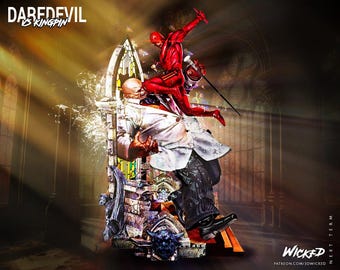 Figura 3D Devil Kingp*n Diorama