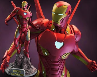 3D Iron Figure