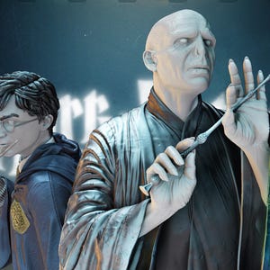 3D Hary Po*ter Voldemort Diorama Figure