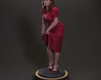 Figura 3D de Agente Mujer
