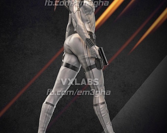 3D Agent Woman Figure