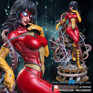 3D Spideer Girly Figure