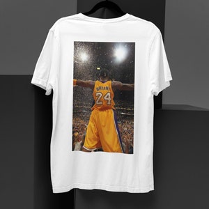 Kobe Bean Black Mamba Bryant Championship Trophy LA Los Angeles Basketball Streetwear Heavyweight T-Shirt