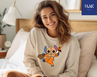 Stitch Halloween Sweatshirt, Disney Halloween Sweatshirt, Disney Hoodie, Disneyland Stitch Halloween Hoodie, Toddler Halloween Sweatshirt
