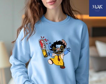 Stitch Halloween Sweatshirt, Disney Halloween Sweatshirt, Disney Hoodie, Disneyland Stitch Halloween Hoodie, Toddler Halloween Sweatshirt