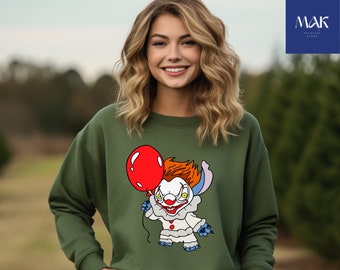 Stitch Halloween Sweatshirt, Disney Halloween Sweatshirt, Disney Hoodie, Disneyland Stitch Halloween Hoodie, Toddler Halloween Sweatshirt