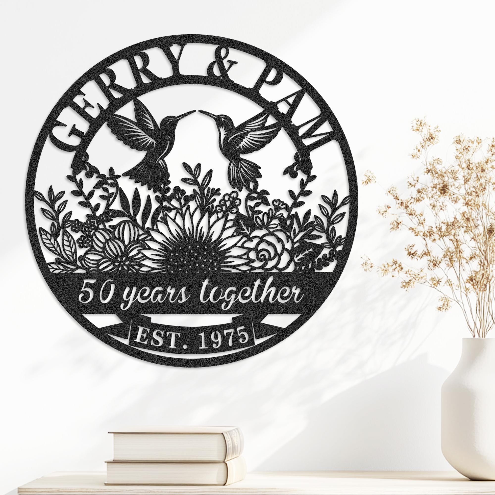 Decorazione Per Albero Di Natale 50° Anniversario Di Matrimonio 2025: Un Regalo Speciale Per Coppie, Genitori, Marito E Moglie
