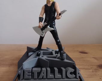 JAMES HETFIELD - Metallica - 3D Gedruckt - Handgemalt