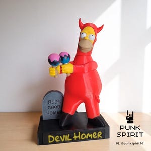 Figure Homer Simpson “I am Evil Homer! I Am Evil Homer! - The Simpsons 9&quot; 22 cm
