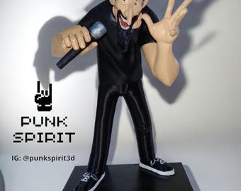 Serj Tankian - SYSTEM OF A DOWN - Cartoon Figur - 3D gedruckt und handbemalt - Fan Art