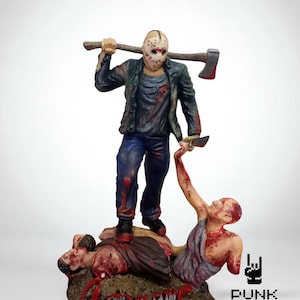 Figure Jason Voorhees - Friday the 13th - 3DPrinted - Hand Painted
