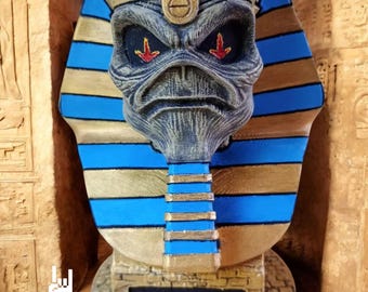 Iron Maiden EDDIE POWERSLAVE Statue 3D Druck Handbemalt - Sammler Dekoration