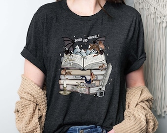 Reading Shirt, Book Are Magical, Reading Gift, Reader Gift, Bookish Gift, Bookworm Gift, Book Club Gift, Funny Book Lover.