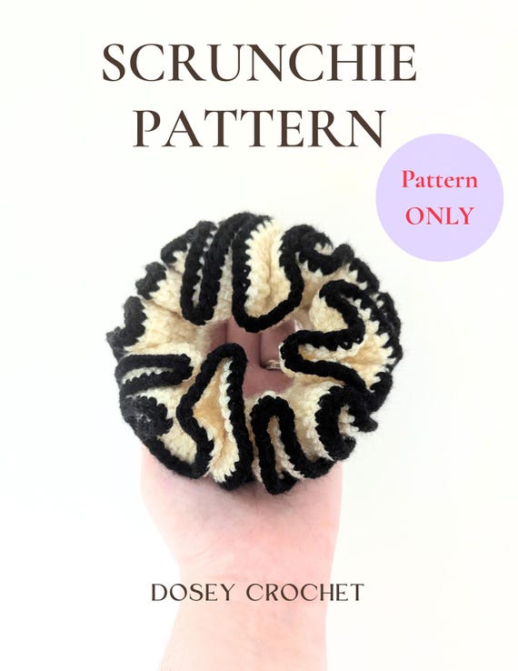 Crochet Scrunchie Pattern