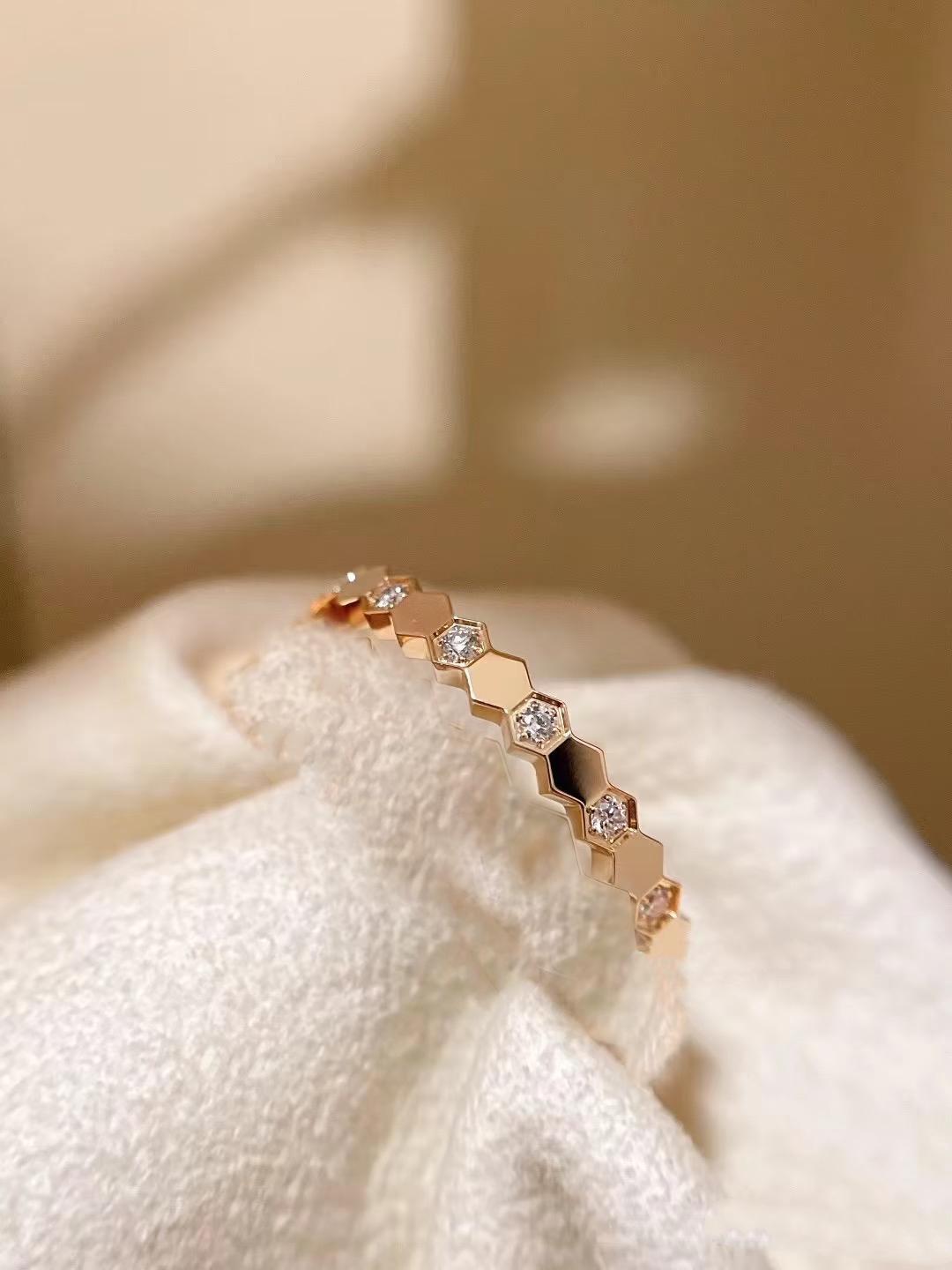 Bee my love white gold ring Chaumet Silver size 50 MM in