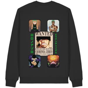 Roronoa Zoro - One Piece - Organic Raglan Sweatshirt