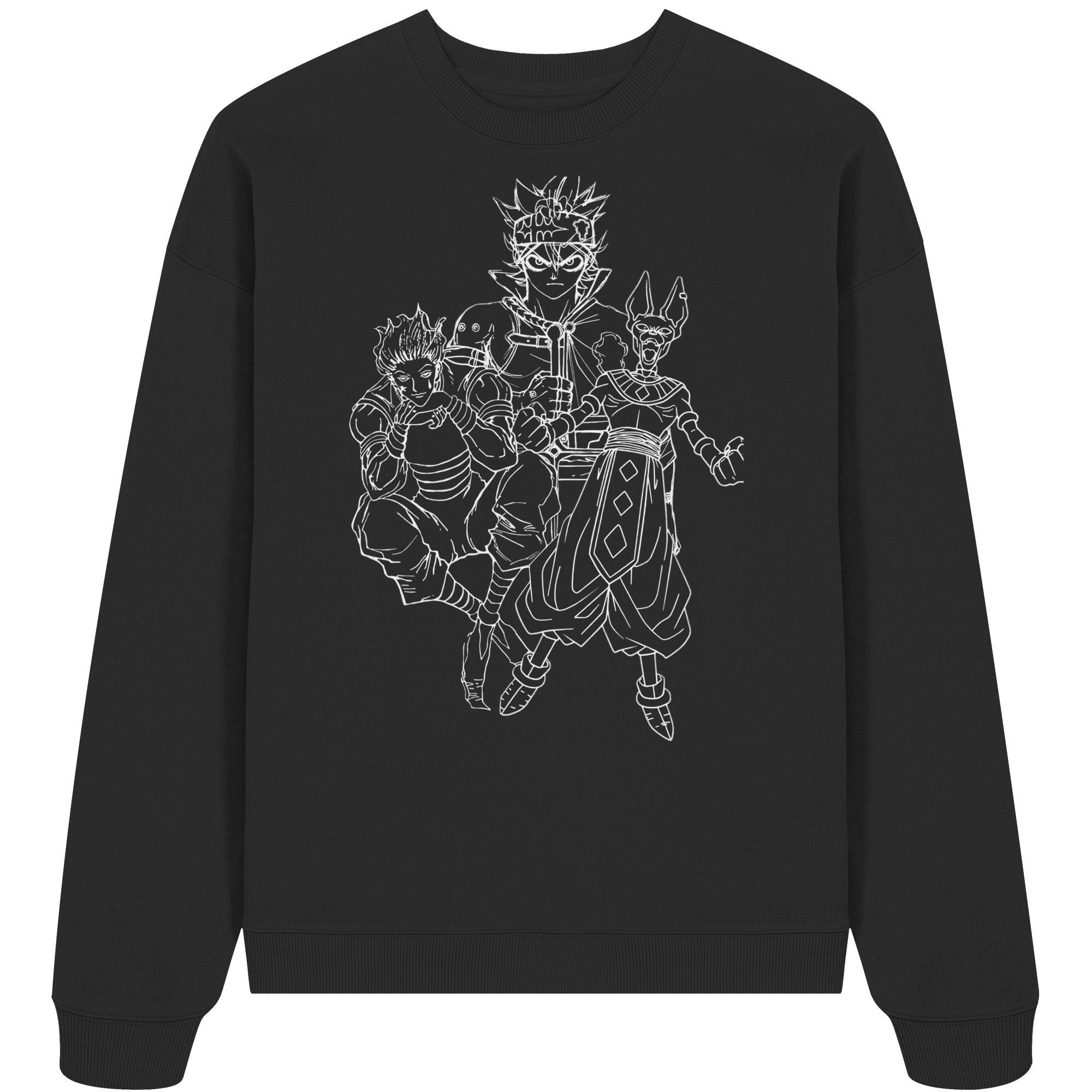 Felpa Con Cappuccio JoJo Di Pagina Unisex - Nero, 70% Cotone 30% Poliestere, Stampa Professionale - 4