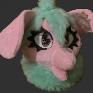 Strawberry Dog Fursuit Partial