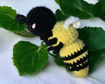 Stuffed Animals, Crochet Bee, Amigurumi, Plushie, Handmade Plushies