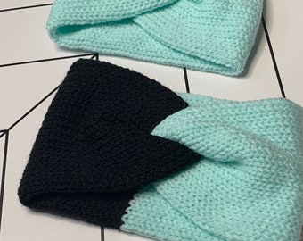 Ear Warmers, Mint, 2-toned