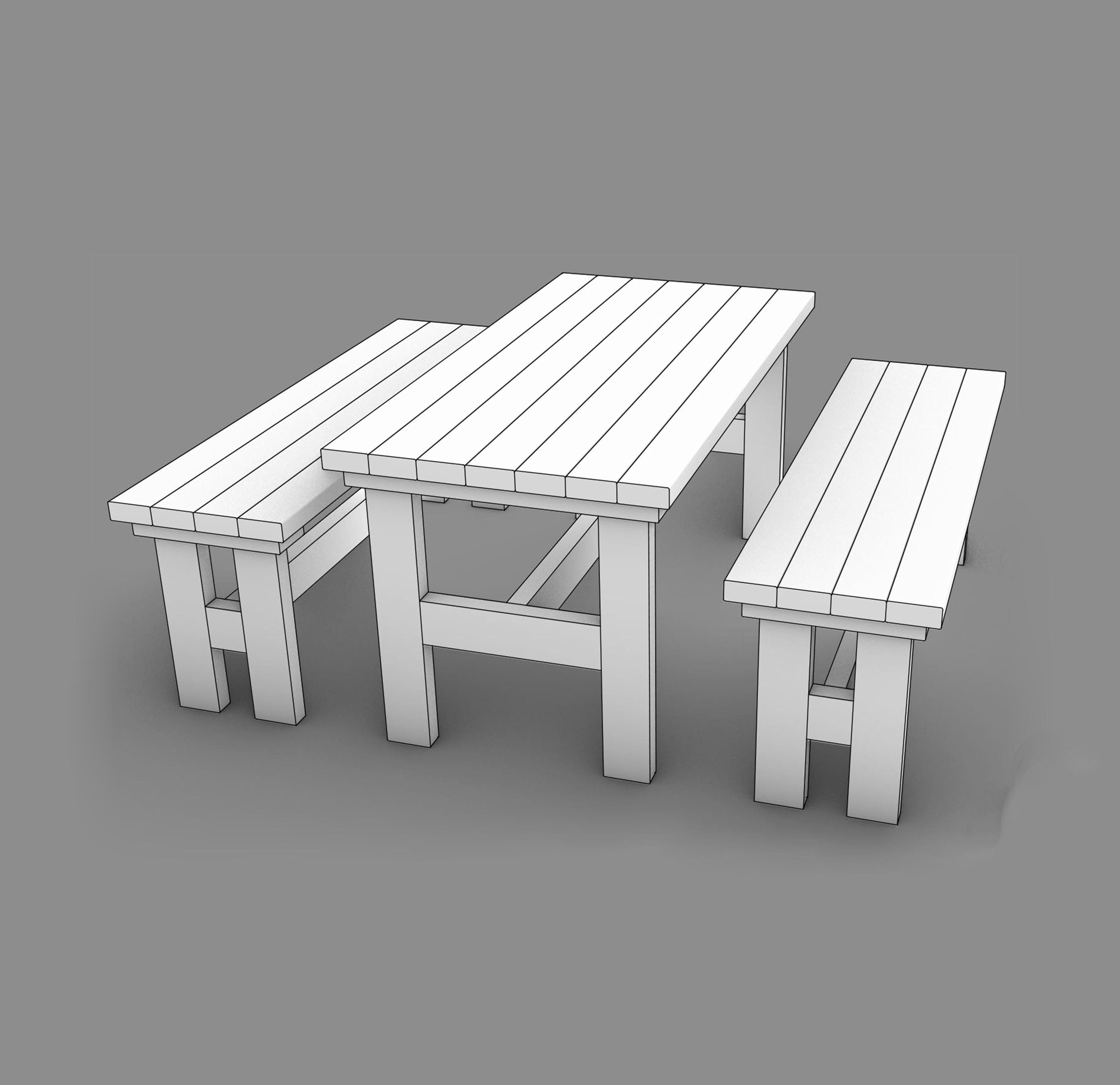 DIY Picnic Table Plans | Instant Download | Easy-to-follow Outdoor ...