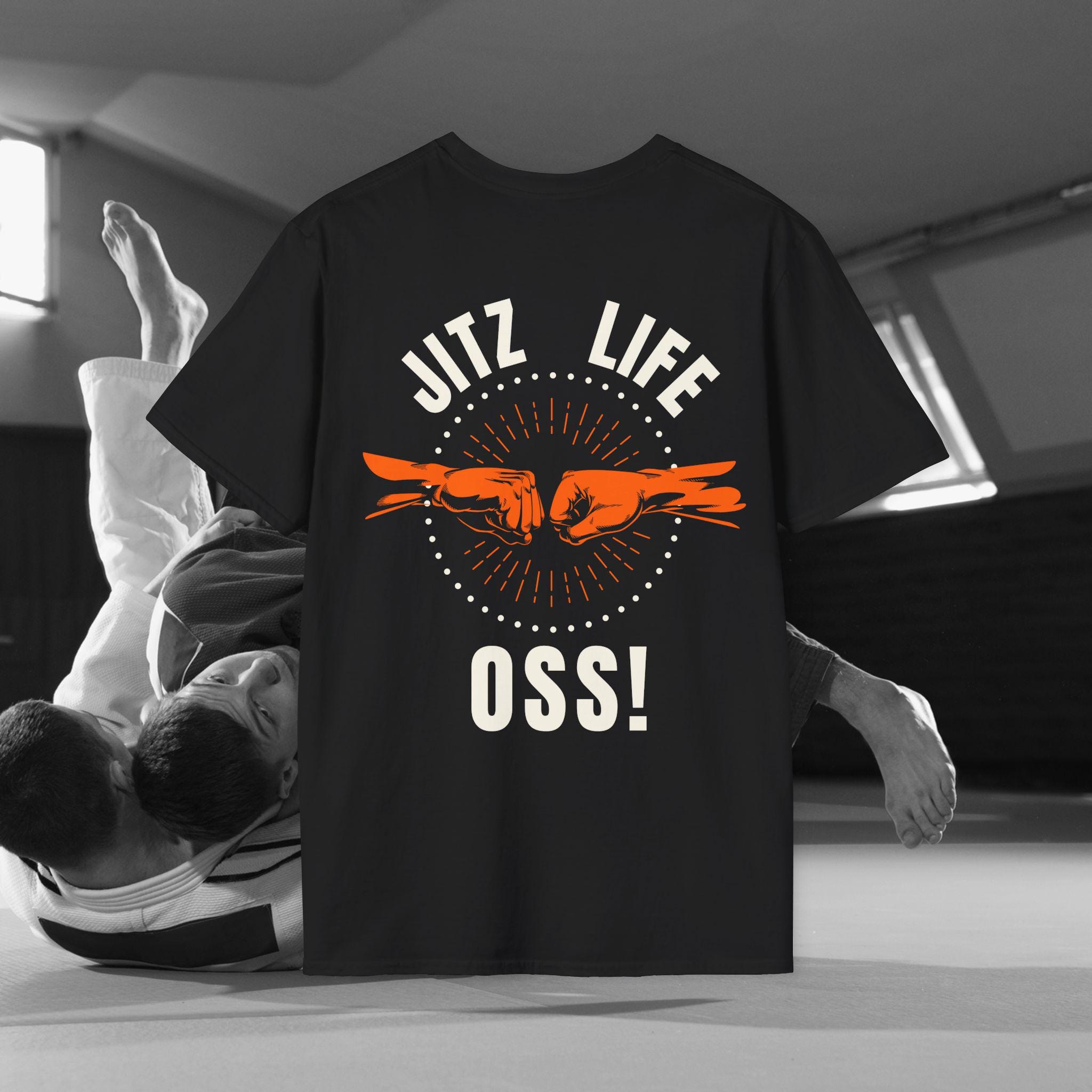 Jitz Life Shirt, Jiu Jitsu T-shirt, Jiu Jitsu Shirt, Fight Sport Shirt,  Brazilian Jiu Jitsu Shirt Unisex Softstyle T-Shirt, image size:2048x2048