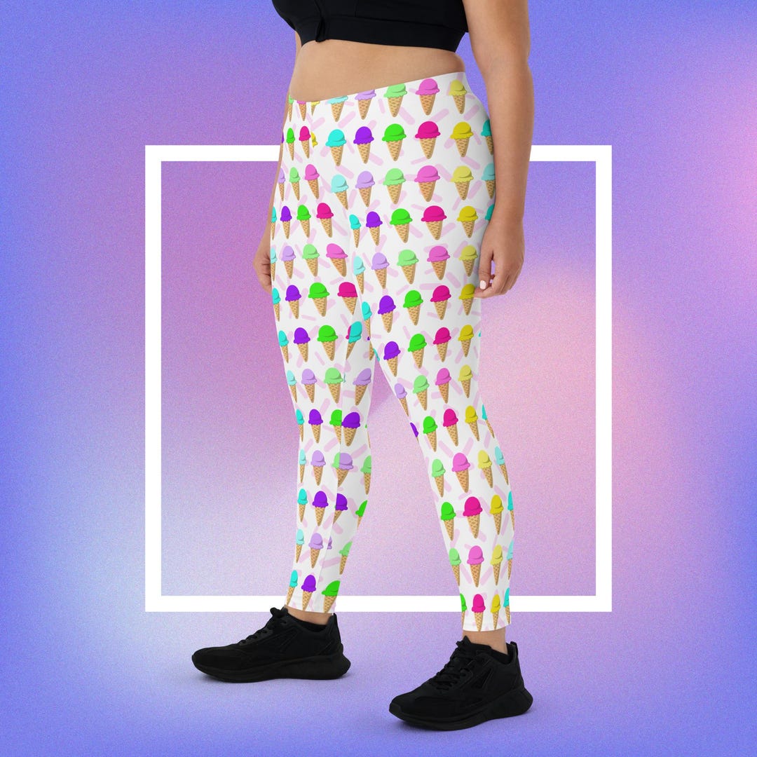 ♡ ice cream pretties leggings - purple ♡ main image 1