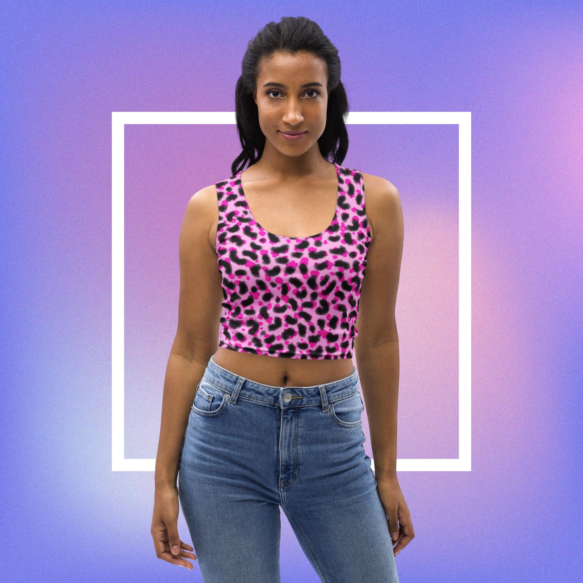 Search pink cheetah print top | SHEIN A