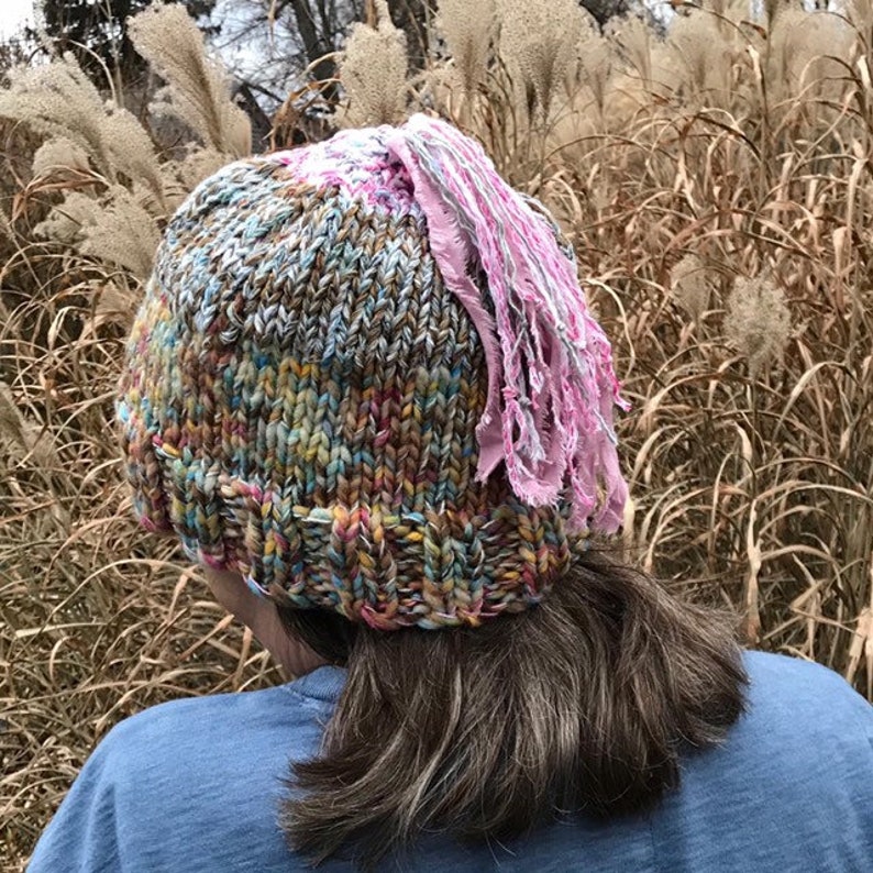 SOFT wool silk cotton women/'s hand knit beanie Slouchy hat warm winter hat M L XL cottagecore blue pink beige adult ski hat tassel i301