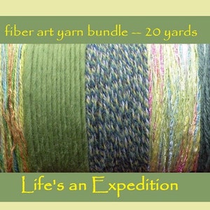 OFERTA Paquete de hilo para arte textil, 20 yardas, verde lima y amarillo, 5 hilos diferentes, surtido de hilos para adornos, manualidades con papel y scrapbooking i608