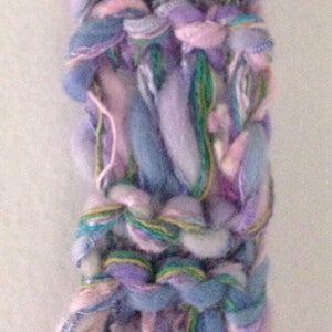 Headband, 2&quot; wide head band, adult stretch hand knit, buttons women girls, pink purple cottagecore  crochet soft wool i630 LifesAnExpedition