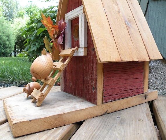 Birdhouse Antique Barnwood Illinois Reclaimed Barn Wood Etsy