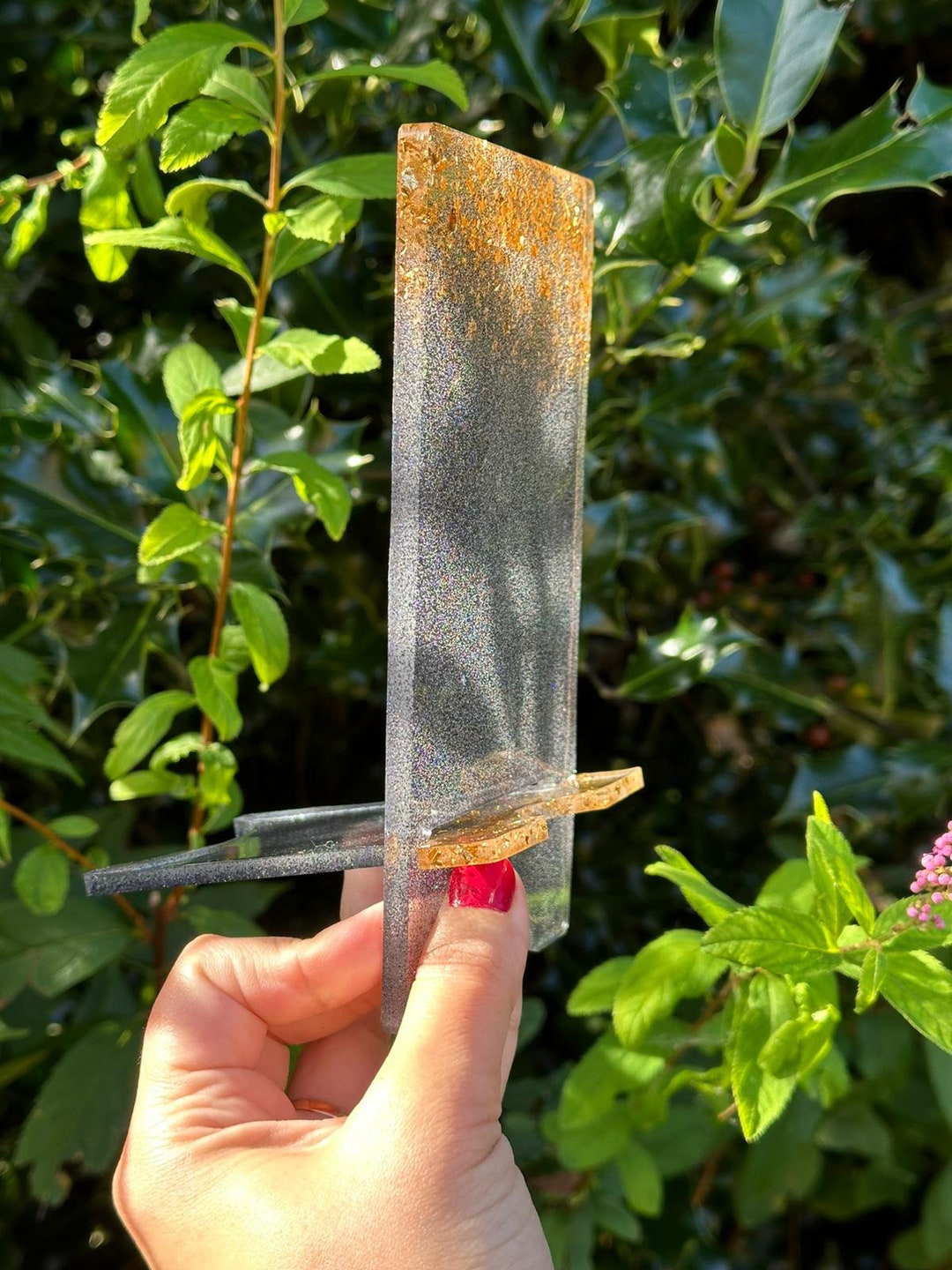 Custom Resin Mobile Phone Stand Stylish Desk Accessories Unique Resin