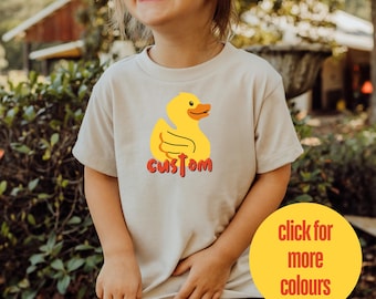 Personalisierte T-Shirt Kinder | TShirt Druck jeder Name | Kinder Custom Kids Shirt, personalisiertes Shirt, weicher Rücken für die Schule, Kleinkind-T-Shirt