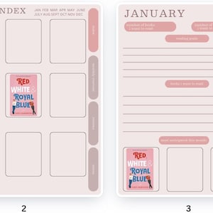 digital reading journal | goodnotes, notability, book tracker, book journal