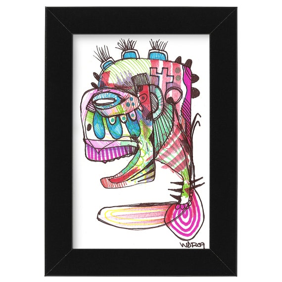 New Spirit -  Original Illustration on Bristol - 4"x6"