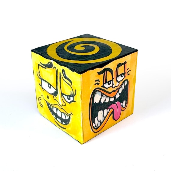 Funk Totem Part No. 669 - Original Mixed Media Block - Vol. 26