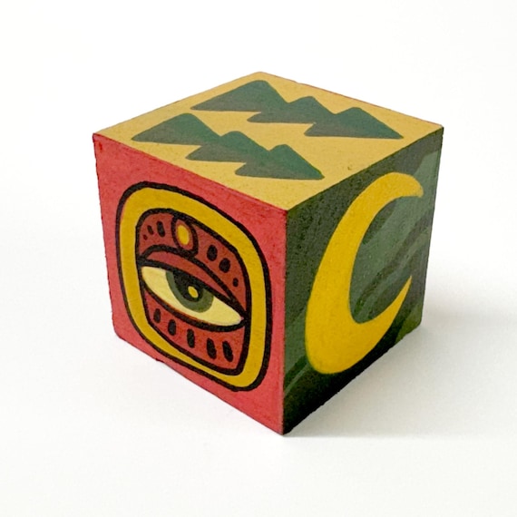 Funk Totem Part No. 649 - Original Mixed Media Block - Vol. 23