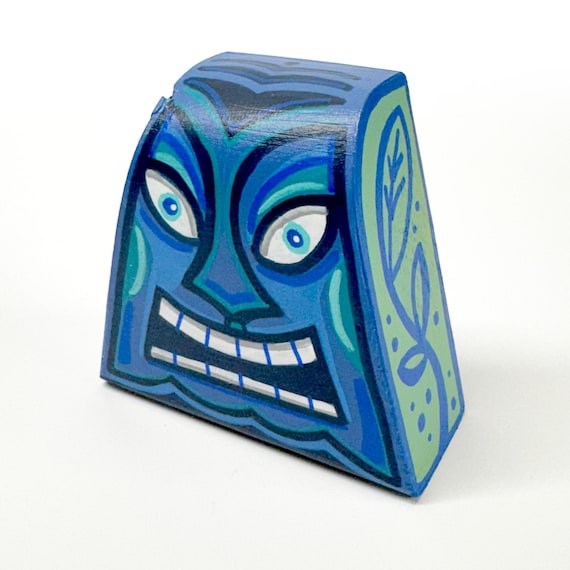 Funk Totem Part No. 660 - Original Mixed Media Block - Vol. 25