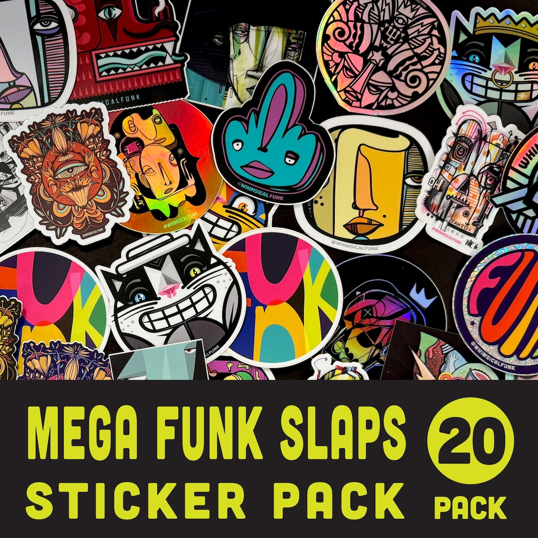 Mega Slaps Sticker Pack - Limited Edition - Etsy
