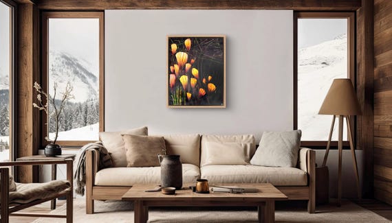 Night Weavers - Original Painting on Canvas - 24" x 30"