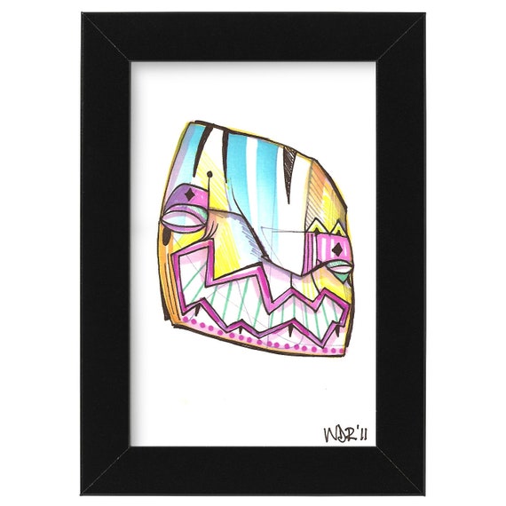 Grrr - Original Illustration on Bristol - 4" x 6"