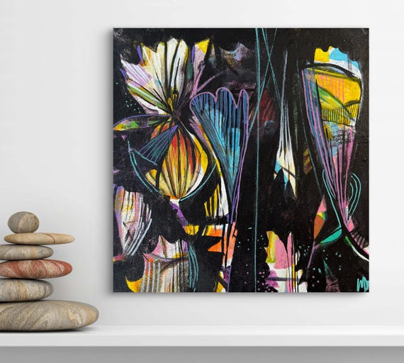 Dark Flower 3 - Original Painting