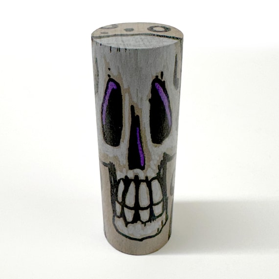 Funk Totem Part No. 629 - Original Mixed Media Block - Vol. 24