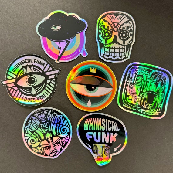 Holographic Sticker Set - Whimsical Funk - Limited Edition
