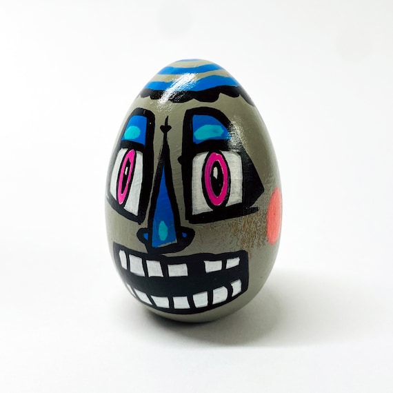 Funk Totem Part No. 516 - Original Mixed Media Block - Vol. 20