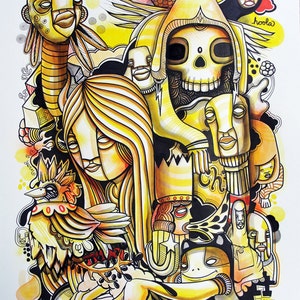 Hoola Chi - Original Illustration on Paper